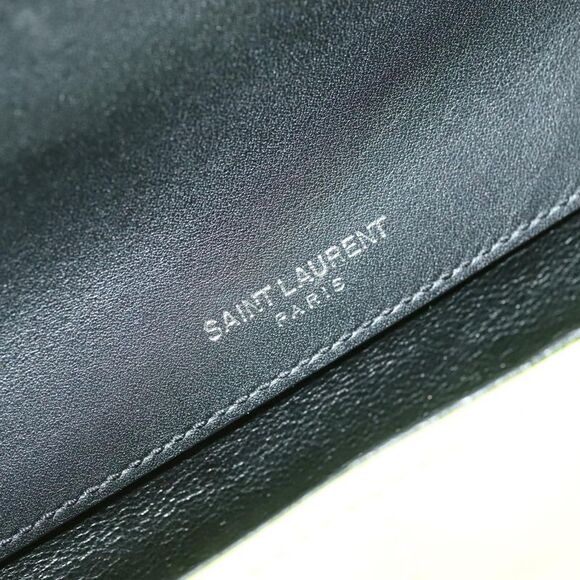 Saint Laurent Vicky Green Patent Leather Shoulder Bag (Pre-Owned) - Picture 9 of 16